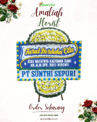 Papan Bunga Duka di Jukung
