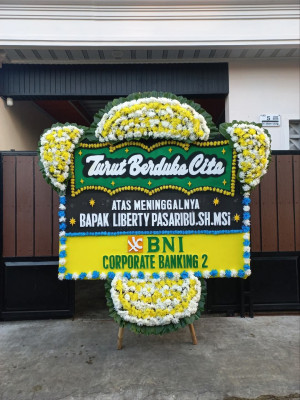 Papan Bunga Duka di Jukung