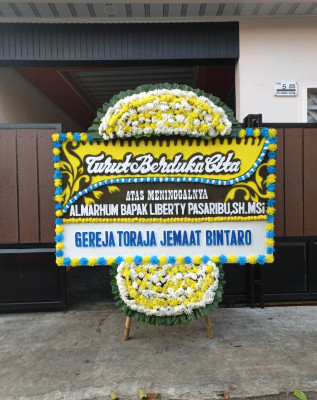 Papan Bunga Duka di Jukung