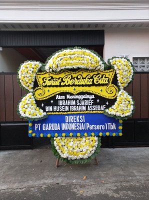 Papan Bunga Duka di Jukung