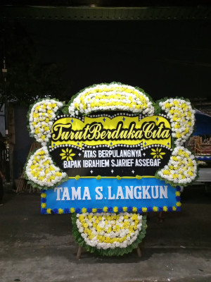 Papan Bunga Duka di Jukung
