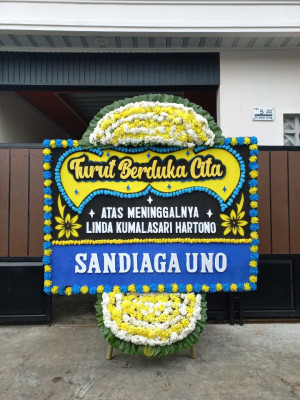 Papan Bunga Duka di Jukung